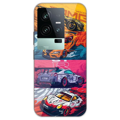Sports Cars - Printed Silicone Case For IQOO 11