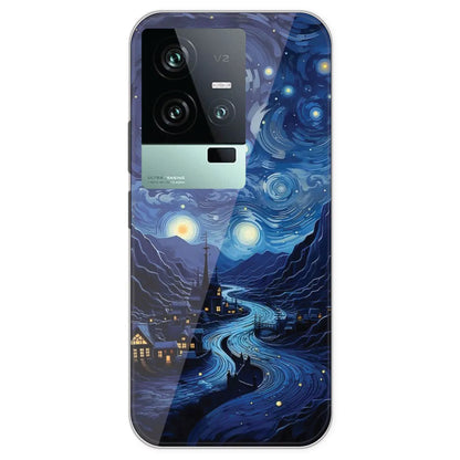 The Starry Night - Printed Silicone Case For IQOO 11