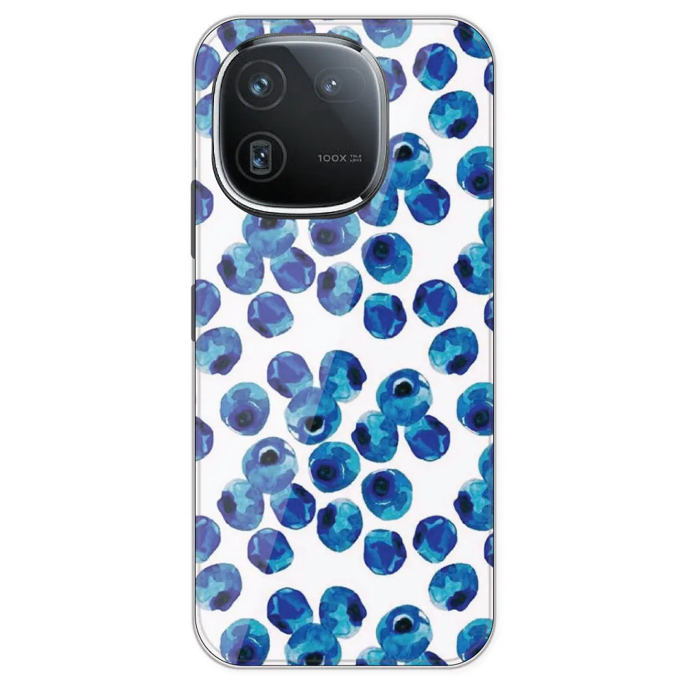 Blueberries - Printed Silicone Case For IQOO 12