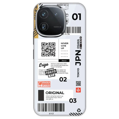Barcode Labels - Printed Silicone Case For IQOO 12