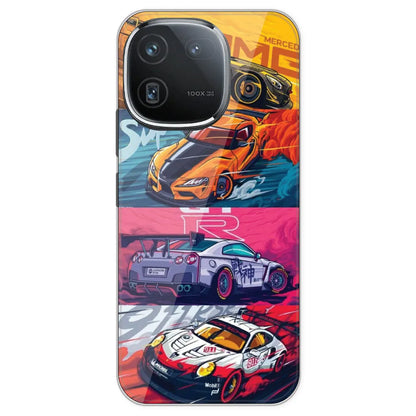 Sports Cars - Printed Silicone Case For IQOO 12