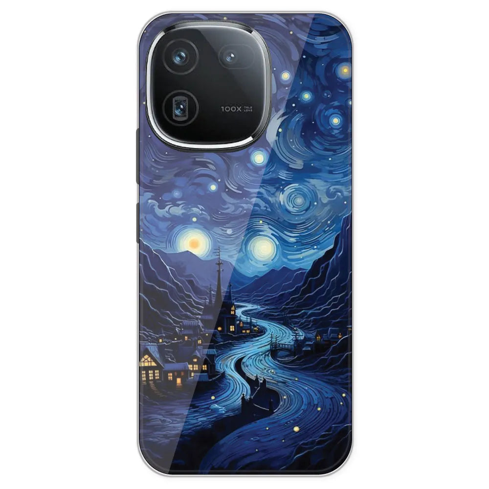 The Starry Night - Printed Silicone Case For IQOO 12