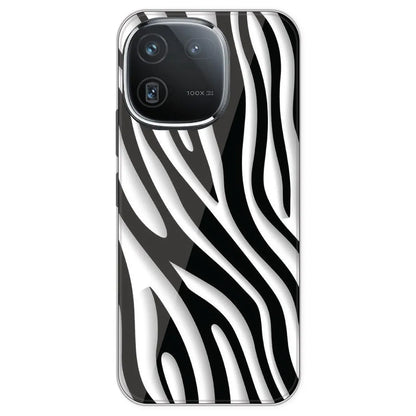 Zebra Print - Printed Silicone Case For IQOO 12