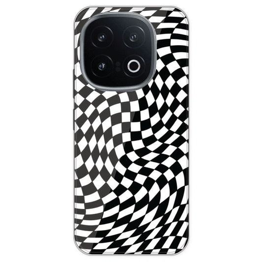 Checks - Printed Silicone Case For IQOO 13