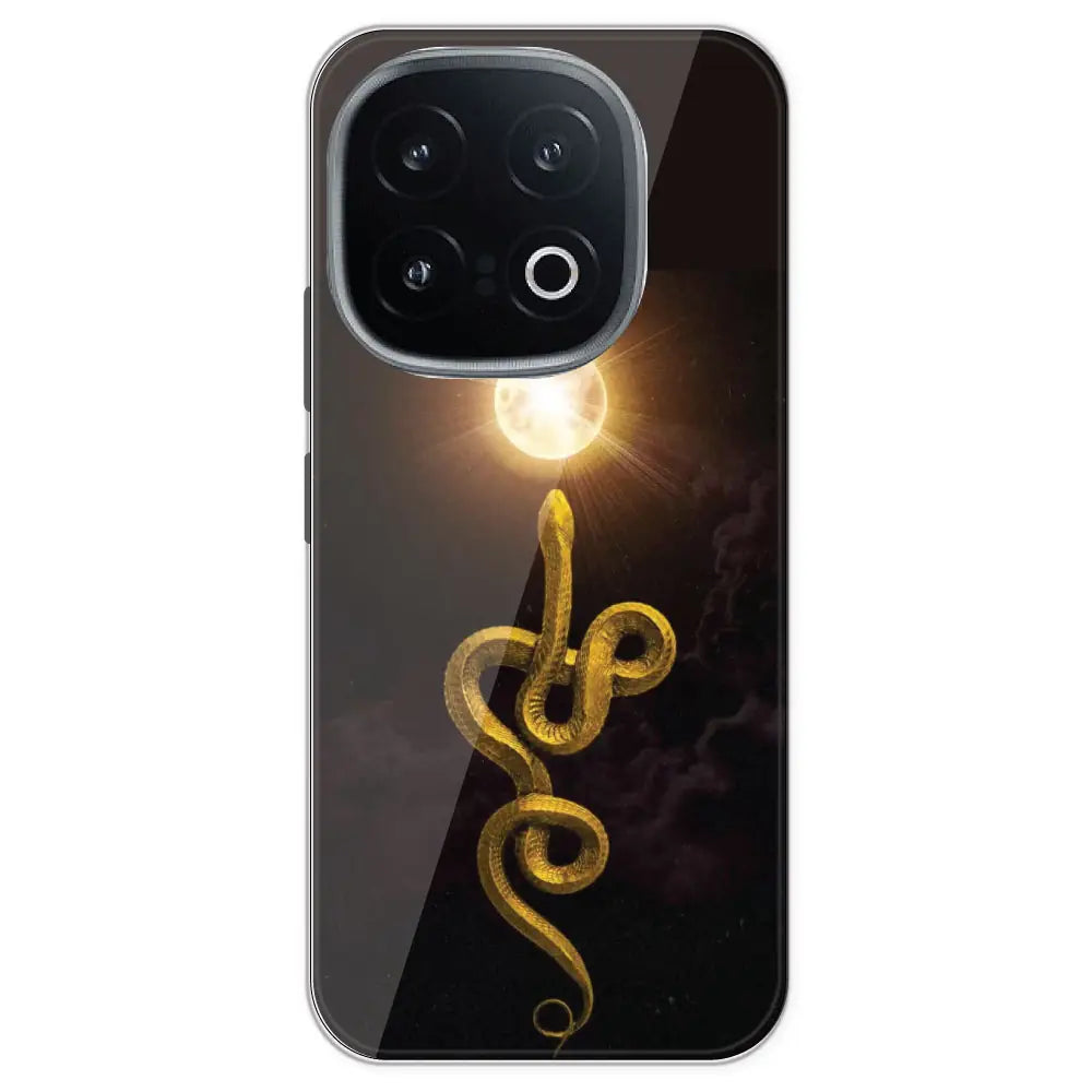 Golden Serpent - Printed Silicone Case For IQOO 13