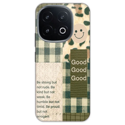 Patchwork Positivity - Printed Silicone Case For IQOO 13
