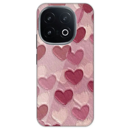 Pastel Hearts - Printed Silicone Case For IQOO 13