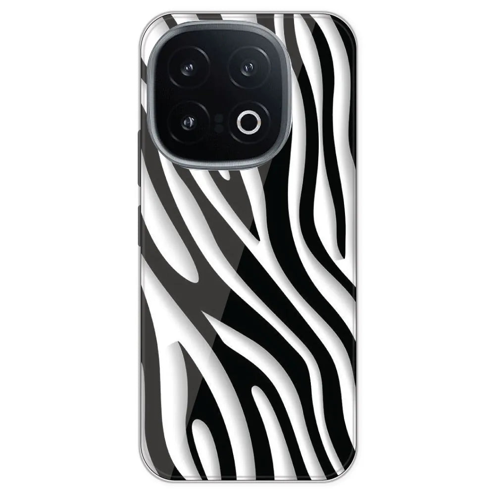 Zebra Print - Printed Silicone Case For IQOO 13