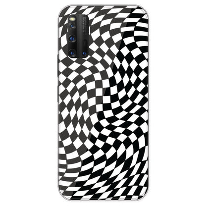 Checks - Printed Silicone Case For IQOO 3