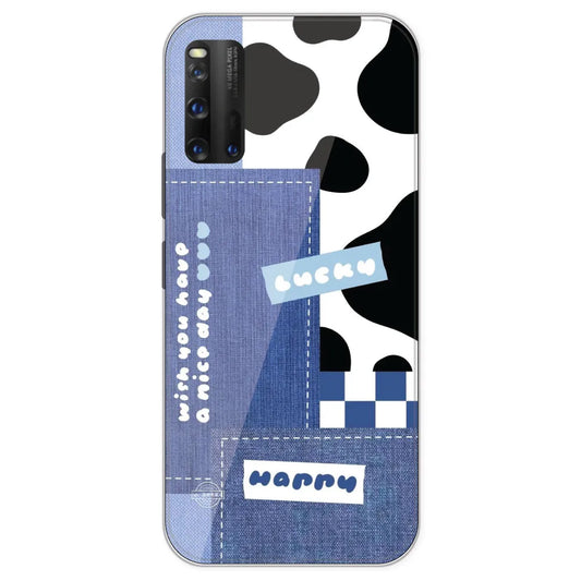 Cow Print Collage - Printed Silicone Case For IQOO 3