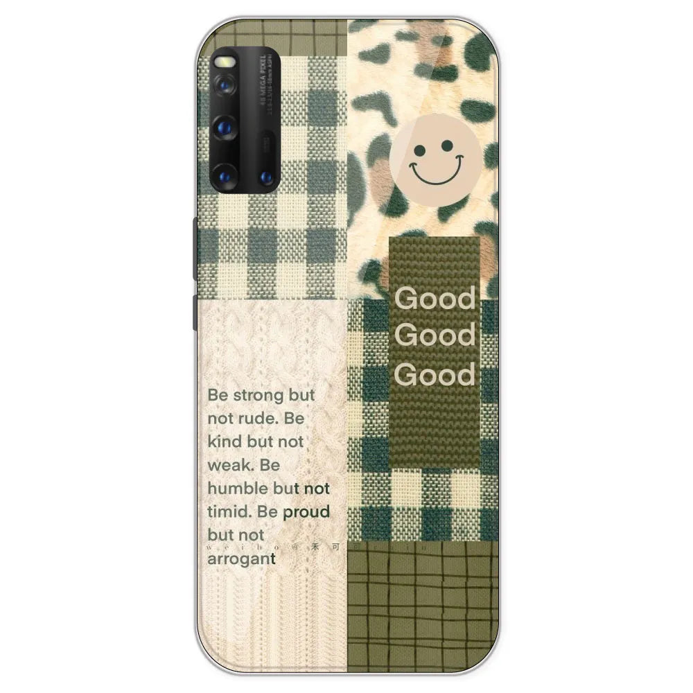 Patchwork Positivity - Printed Silicone Case For IQOO 3