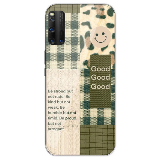 Patchwork Positivity - Printed Silicone Case For IQOO 3