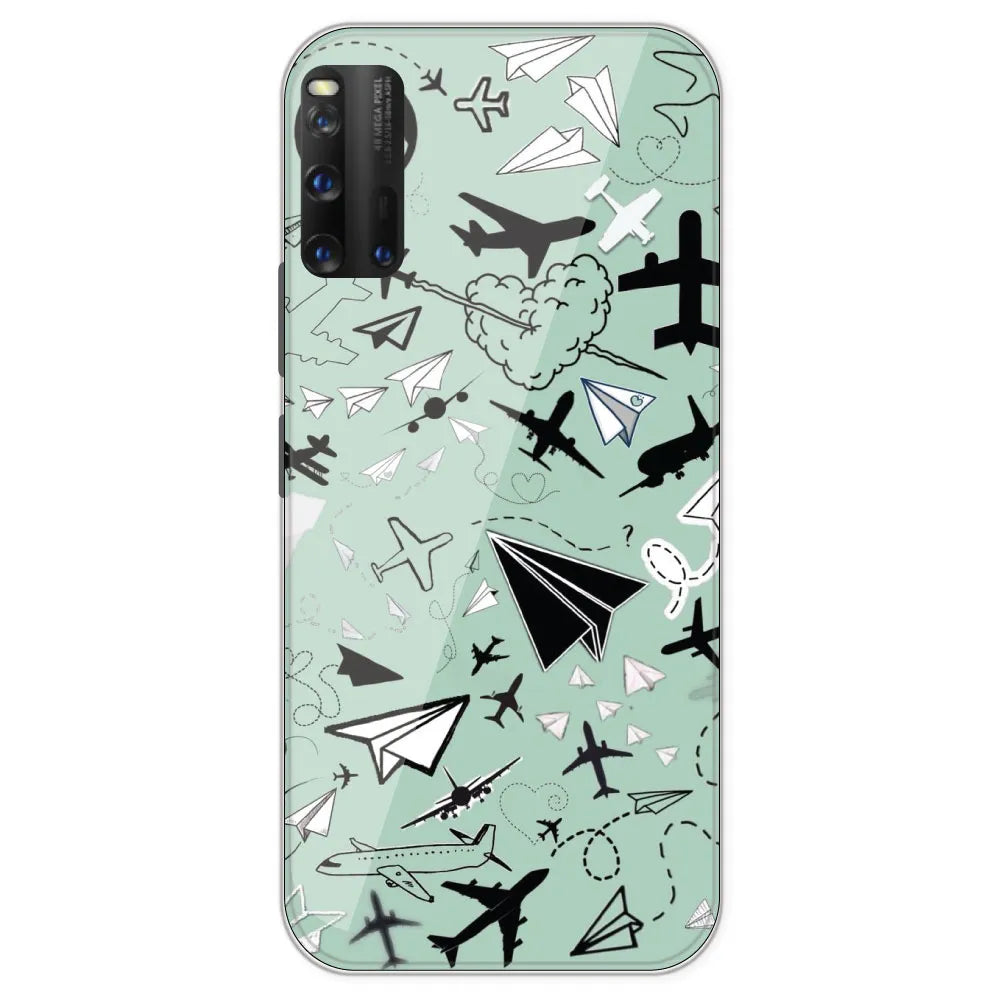 Planes - Printed Silicone Case For IQOO 3
