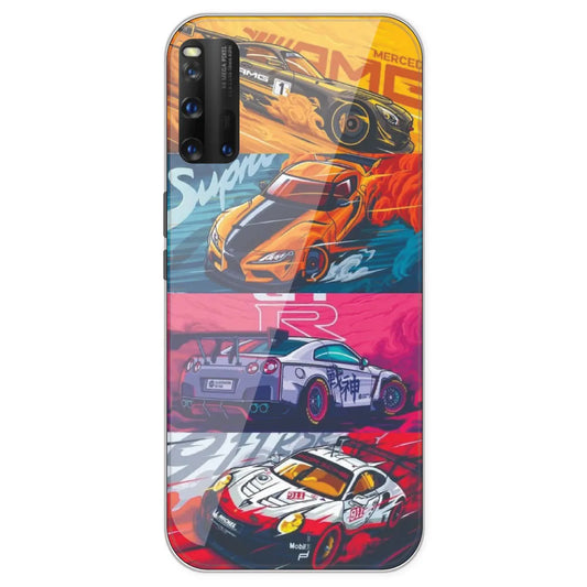 Sports Cars - Printed Silicone Case For IQOO 3