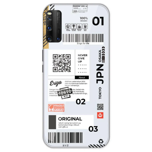 Barcode Labels - Printed Silicone Case For IQOO 3