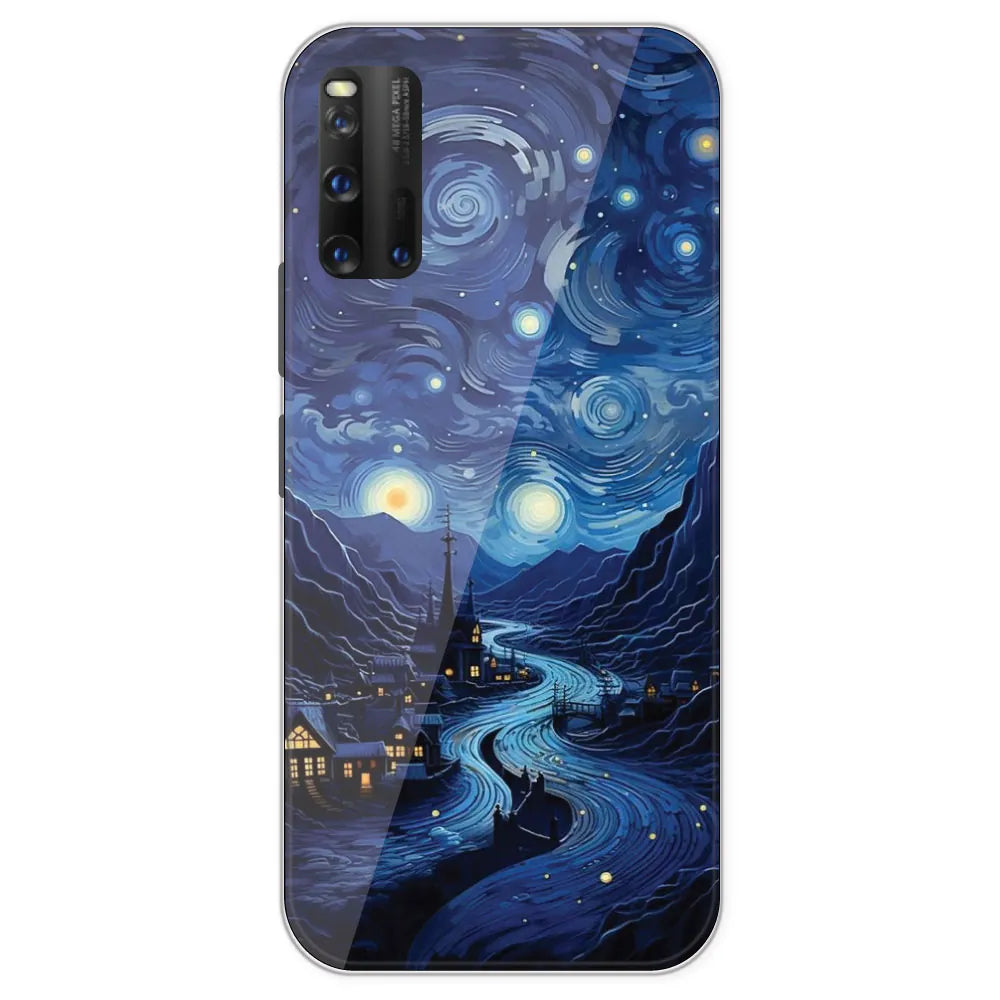 The Starry Night - Printed Silicone Case For IQOO 3