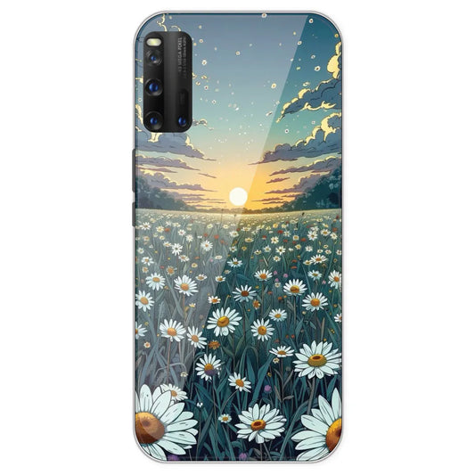 Daisy Sunset - Printed Silicone Case For IQOO 3