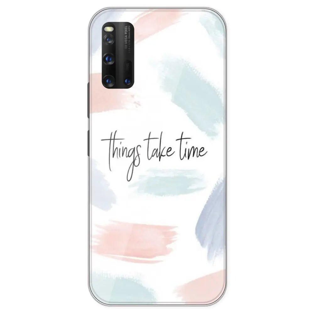 Things Take Time - Printed Silicone Case For IQOO 3