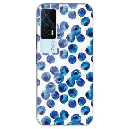 Blueberries - Printed Silicone Case For IQOO 7