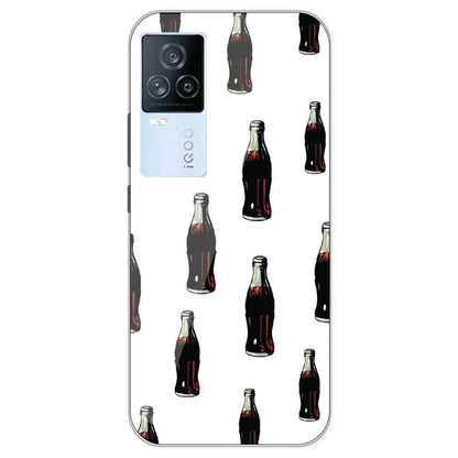 Soft Drinks - Clear Printed Silicone Case For IQOO 7 Legend