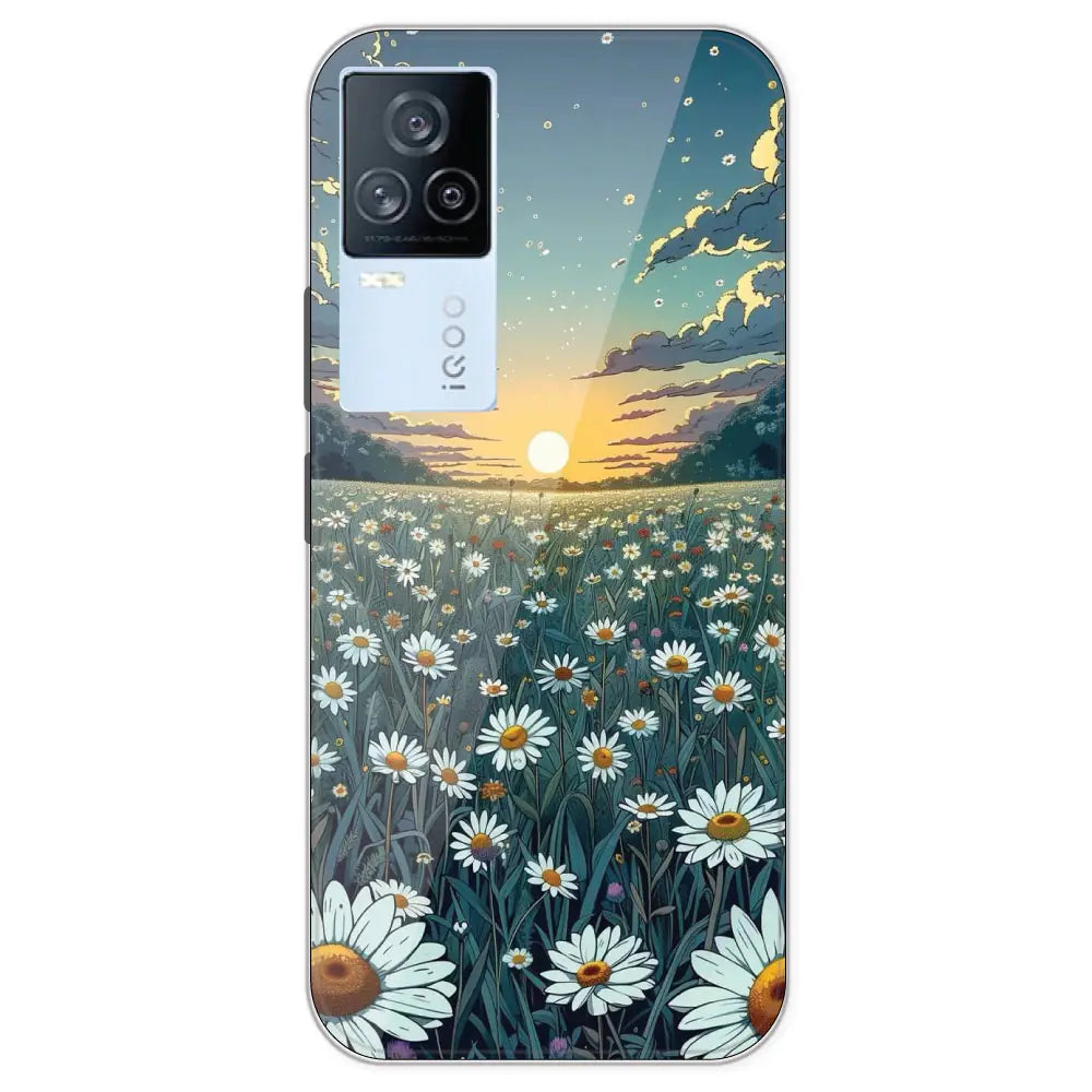 Daisy Sunset - Printed Silicone Case For IQOO 7 Legend