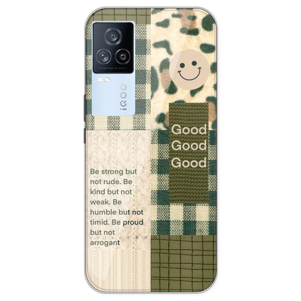 Patchwork Positivity - Printed Silicone Case For IQOO 7 Legend