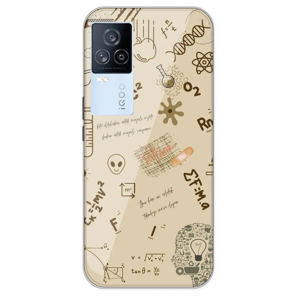 Physics Collage - Printed Silicone Case For IQOO 7 Legend