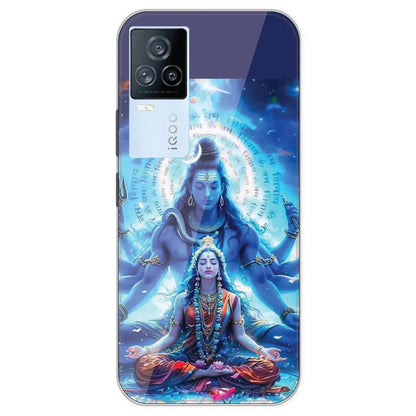 Shiv Parvati - Printed Silicone Case For IQOO 7 Legend