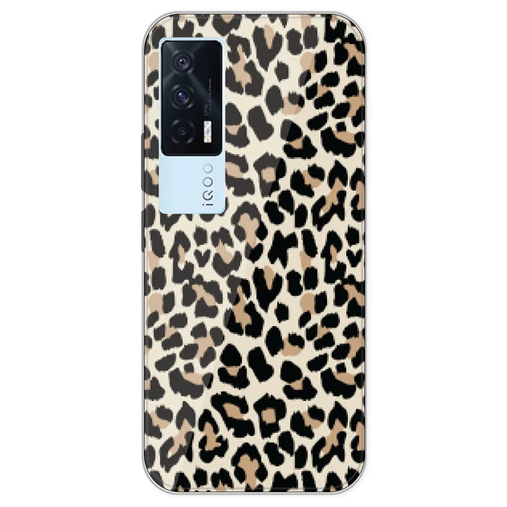 Leopard Print - Printed Silicone Case For IQOO 7