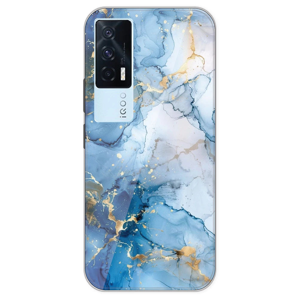 Blue Marble - Printed Silicone Case For IQOO 7
