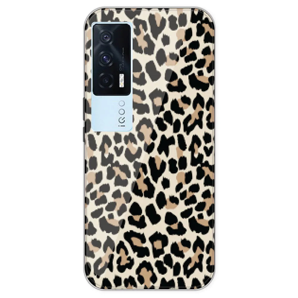 Leopard Print - Printed Silicone Case For IQOO 7