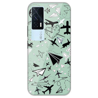 Planes - Printed Silicone Case For IQOO 7