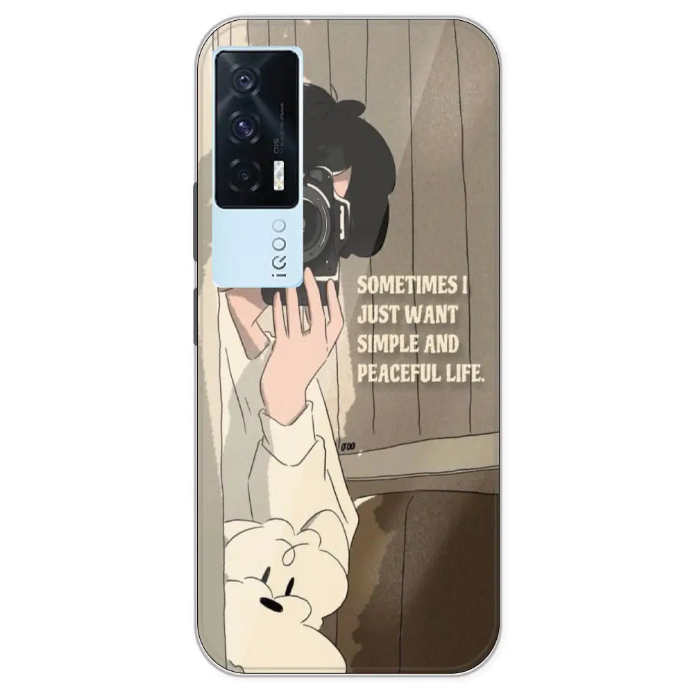 Photographer - Printed Silicone Case For IQOO 7