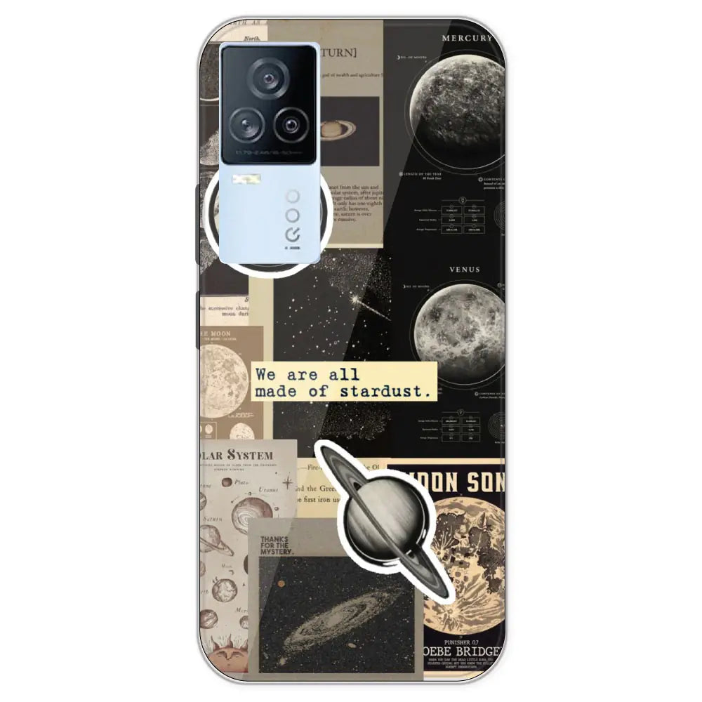 Planets - Printed Silicone Case For IQOO 7 Legend