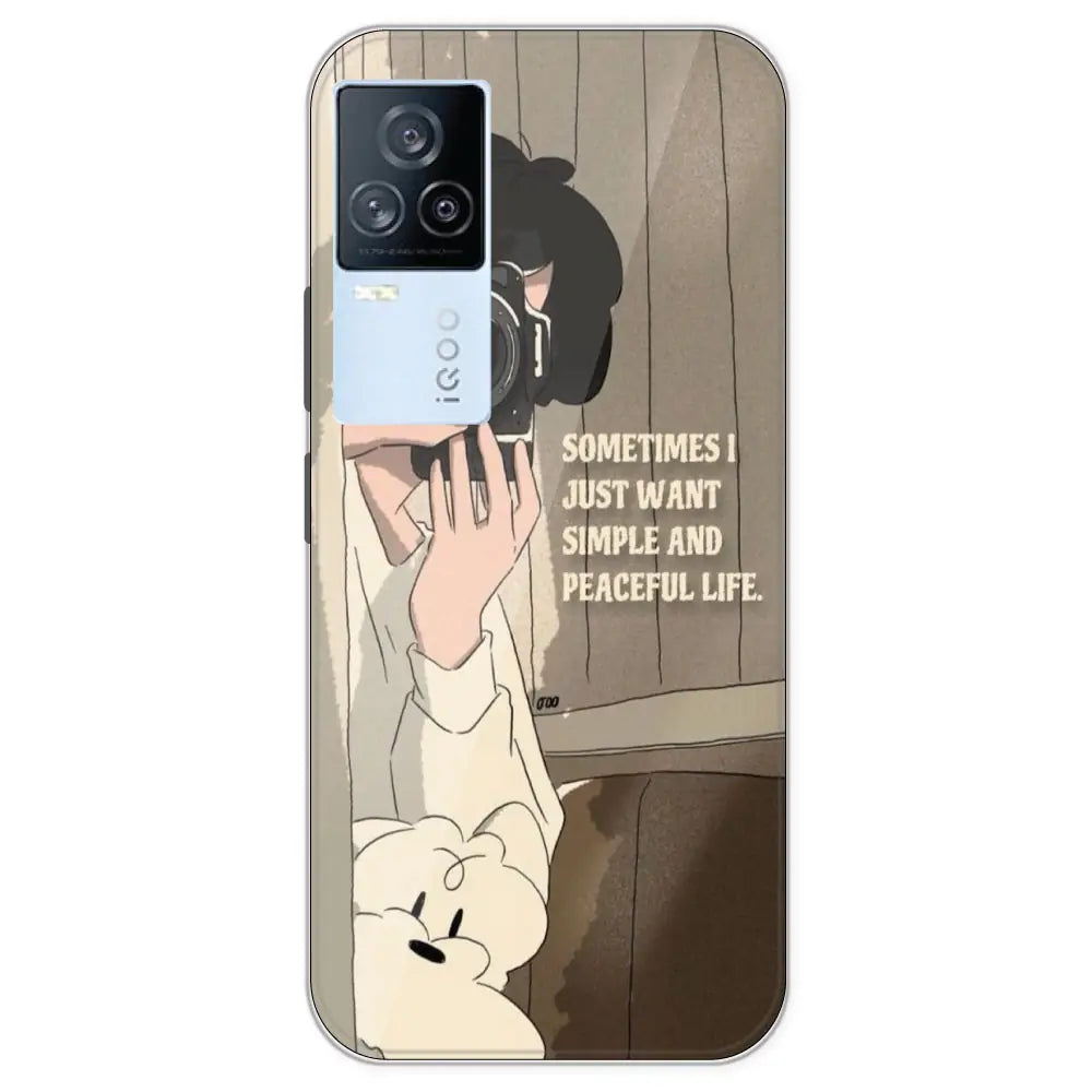 Photographer - Printed Silicone Case For IQOO 7 Legend