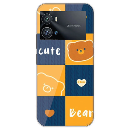 Cute Bear Collage - Printed Silicone Case For IQOO 9 Pro