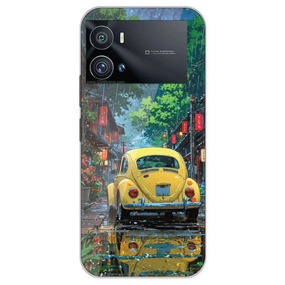 Yellow Bettle  - Printed Silicone Case For IQOO 9 Pro
