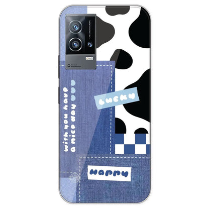 Cow Print Collage - Printed Silicone Case For IQOO 9