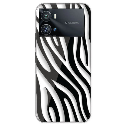 Zebra Print - Printed Silicone Case For IQOO 9 Pro