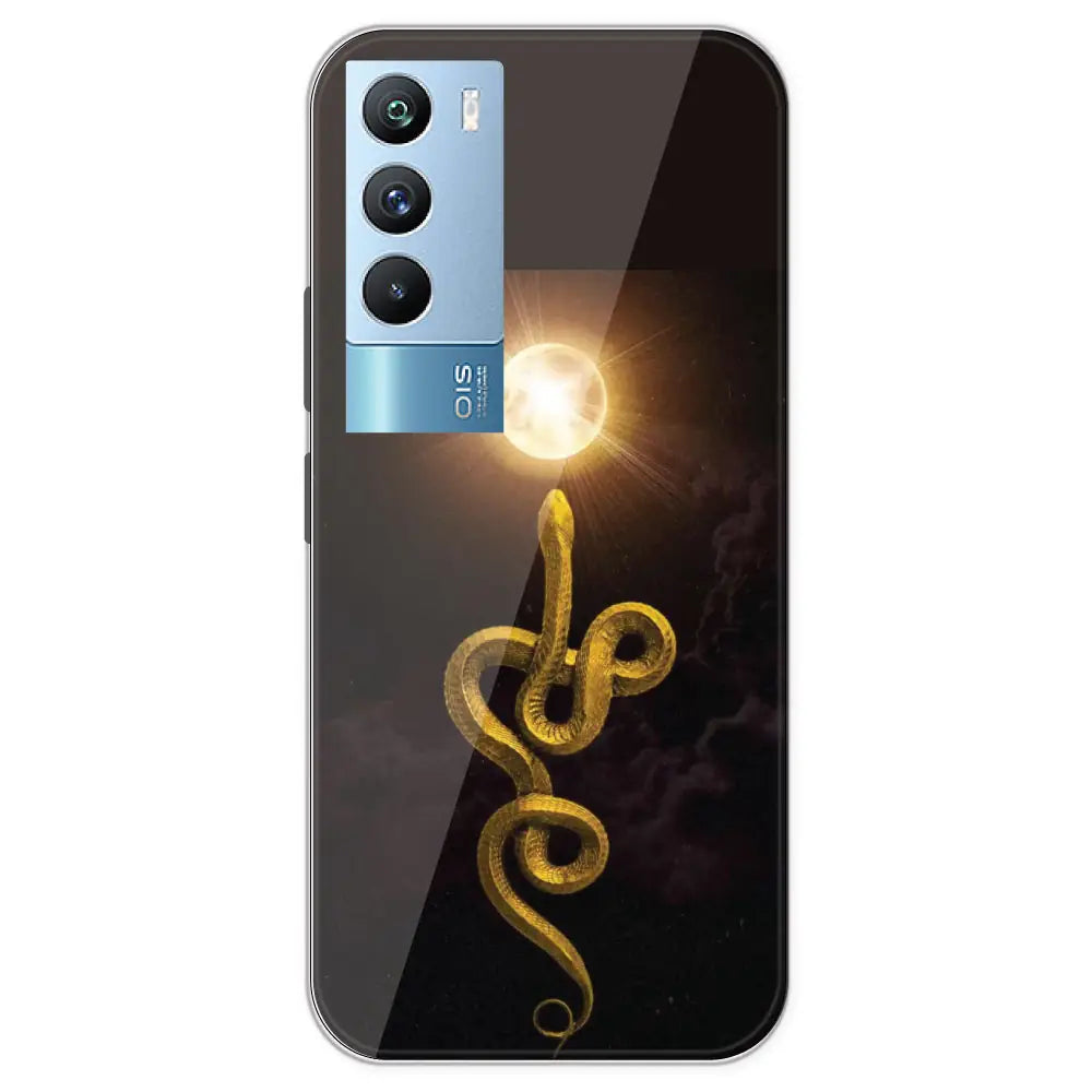 Golden Serpent - Printed Silicone Case For IQOO 9T