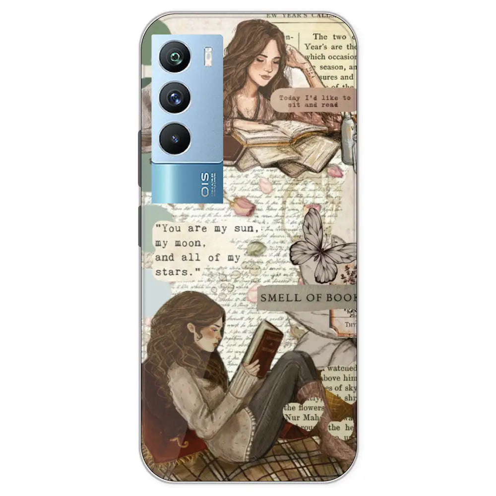 Book Collage - Printed Silicone Case For IQOO 9T