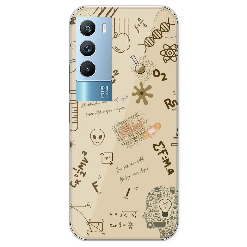 Physics Collage - Printed Silicone Case For IQOO 9T