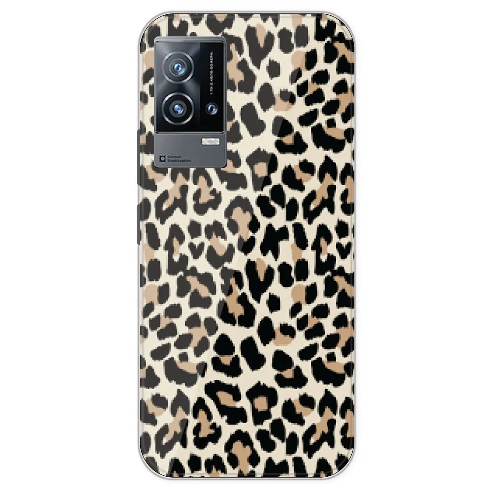 Leopard Print - Printed Silicone Case For IQOO 9