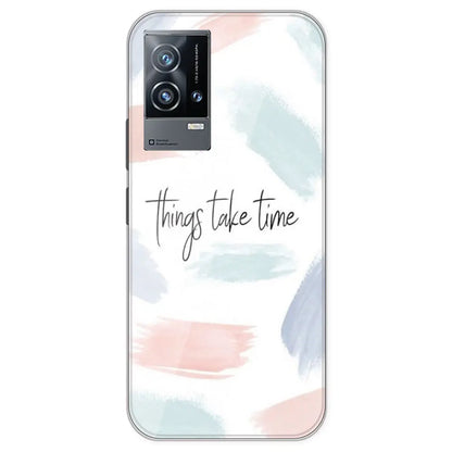 Things Take Time - Printed Silicone Case For IQOO 9