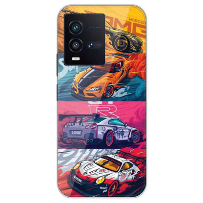 Sports Cars - Printed Silicone Case For IQOO 9SE