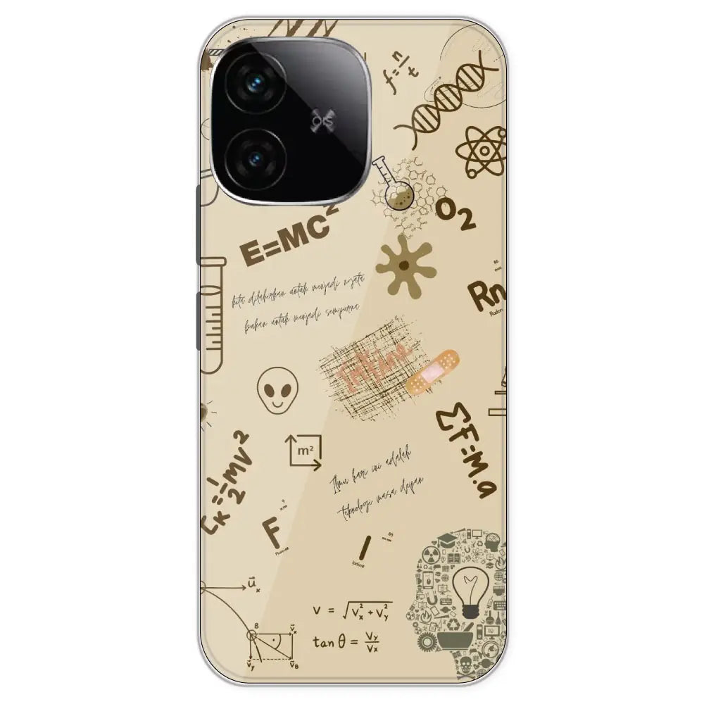 Physics Collage - Printed Silicone Case For IQOO Neo 10R