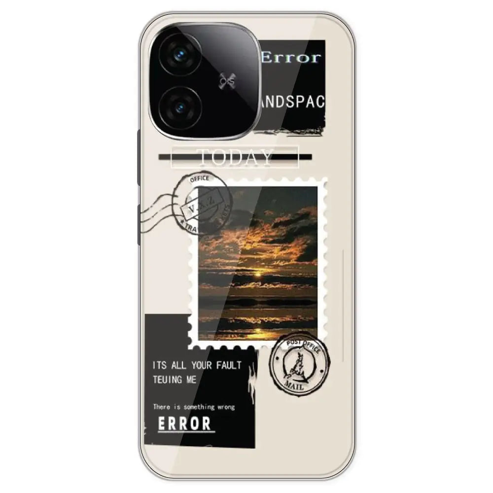 Post Card - Printed Silicone Case For IQOO Neo 10R