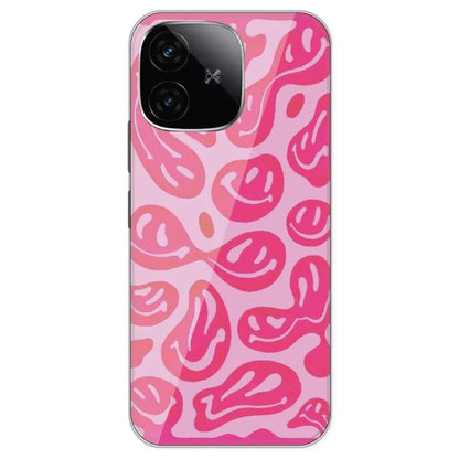 Pink Smilies - Printed Silicone Case For IQOO Neo 10R