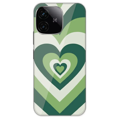 Dark Green Hearts - Printed Silicone Case For IQOO Neo 10R