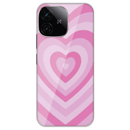 Pink Hearts - Printed Silicone Case For IQOO Neo 10R